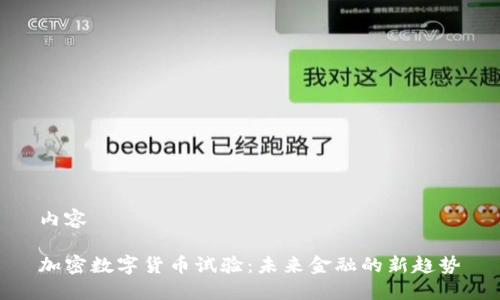 内容

加密数字货币试验：未来金融的新趋势